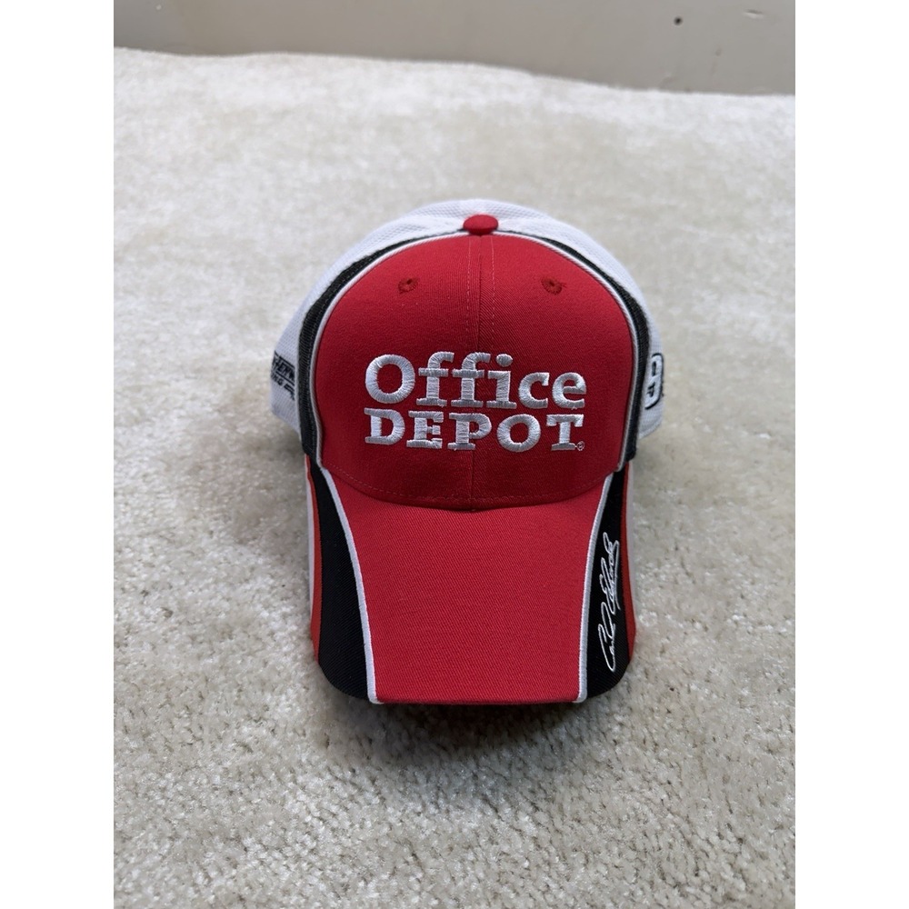 Vintage Chase Nascar Carl Edwards #99 Office Depot Ball Cap Hat Red White Racing